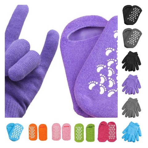 Reusable SPA Gel Socks Gloves Moisturizing Whitening Exfoliating Smooth Hands Mask One Pair Foot Care Tool ► Photo 1/6