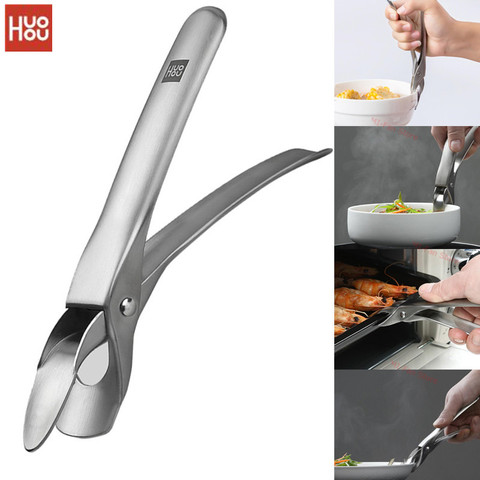 Newest HUOHOU Anti-hot Anti-Scald Pot Bowl Pan Bowl Gripper Cookware Cooking Picnic Arm Holder Carrier Handle Clip Clamp ► Photo 1/6