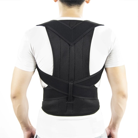 Adjustable Posture Corrector Back Support Shoulder Lumbar Brace Support Corset Back Belt for Men Dropshipping ► Photo 1/6