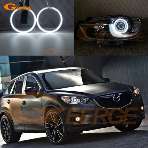 For mazda cx-5 2012 2013 2014 2015 Pre facelift Excellent Ultra bright CCFL Angel Eyes kit Halo Ring ► Photo 1/6