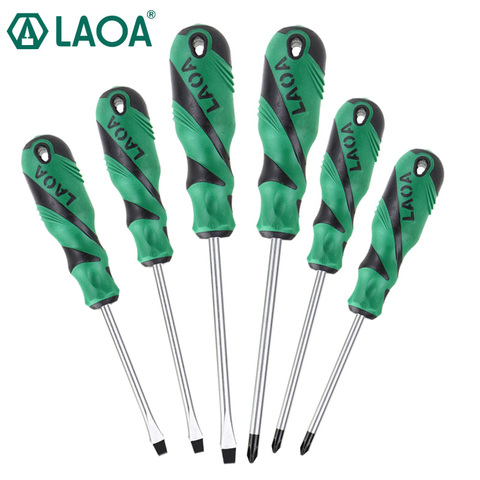 LAOA S2 Screwdriver Set Slotted and Phillips Screwdrivers with Magnetic Hand tools ► Photo 1/6