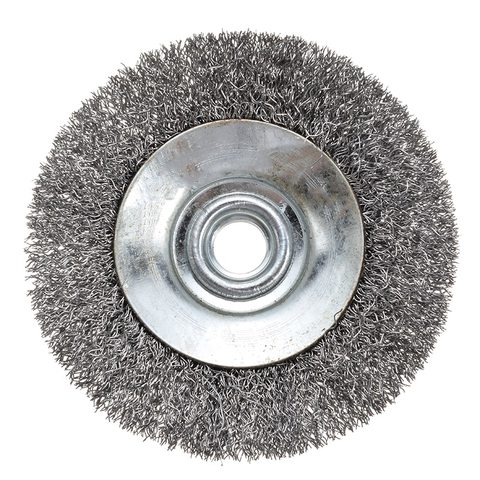 1Pcs M14 Steel Wire Wheel Brush Buffing Drill Rotary Tools Grinder Polishing Wire Bevel Brush For Angle Grinder Rust Removal ► Photo 1/6