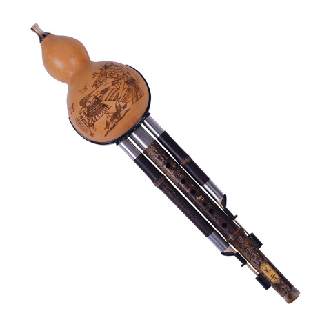 Bamboo Flute Hulusi ThreeTone Gourd Flauta Crashproof Calabash Hulusi Folk musical instruments professional cucurbit flauta chin ► Photo 1/6