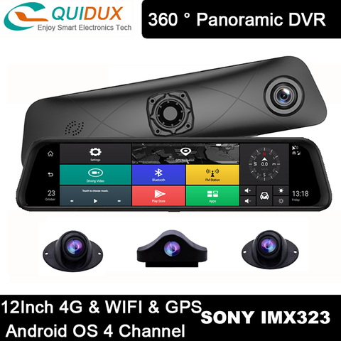 dvr 360 car video dashcam 360