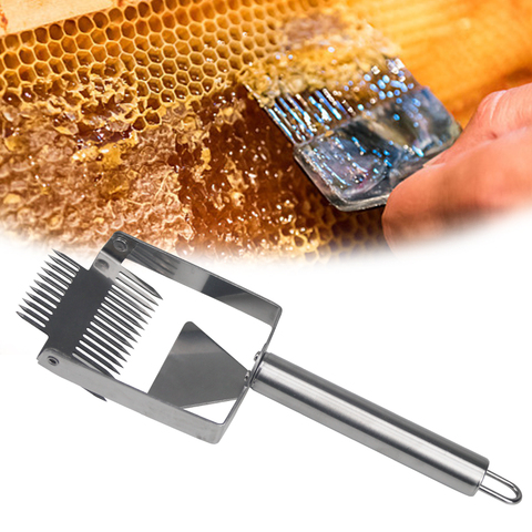 Beekeeping Uncapping Fork Honey Bee 17 Needle Double-Head Honeycomb Beehive Scraper Tools For Beekeeper Supplies ► Photo 1/6