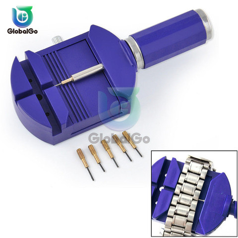 Bracelet Wrist Watch Band Adjuster Repair Tool Set Link Strap Remover Tools With 5 Pins Removal Tool ► Photo 1/6