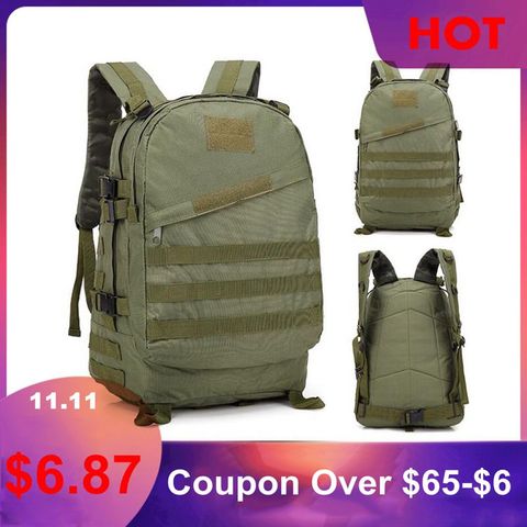 40L Large Capacity Tactical Backpack Military Army Molle Assault Bags Outdoor Hiking Trekking Camping Hunting Sports Bag Camo ► Photo 1/6