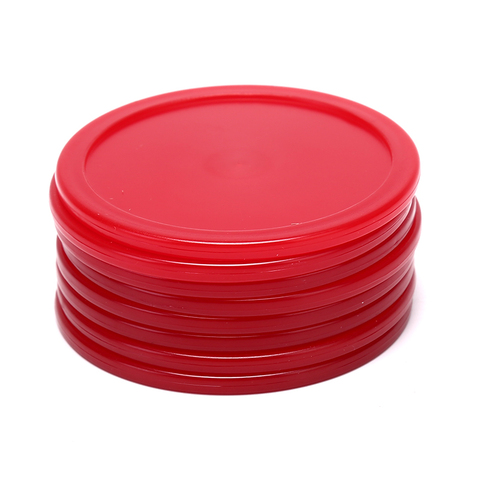 64mm 8Pcs ABS Air Hockey Pucks Red Air Hockey Children Table Mini Ice Hockey Piece Air Suspension Accessories Ball Sport Tools ► Photo 1/6