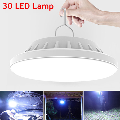 USB Rechargeable LED Bulb Lamp Portable Emergency Lantern Night Lights for Indoor Outdoor Camping Hanging Lamp Lighting Bright ► Photo 1/4