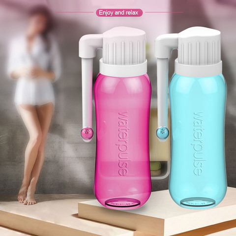 Handheld Personal Bidet 500ml Portable Travel Empty Peri Bidet Bottle with 2 Replaceable Nozzle Spray for Personal Hygiene ► Photo 1/6