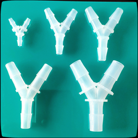 1pc 3.9-12.7mm Type Y Hose Equal Tee K501 Plastic Water Pipe Tube Connectors Joint Aquarium Dropshipping Free Shipping ► Photo 1/4