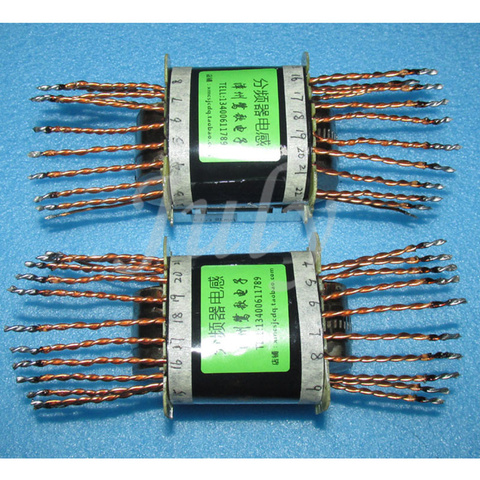 Amorphous dual C-type iron core multi-stage adjustable inductance, speaker frequency divider/tweeter volume transformer ► Photo 1/4