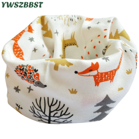 2022 New Spring Kids Scarf 100% Cotton Baby Scarf Autumn Winter Boys Girls Scarves Infant Neck Ring Collar Children Neckerchief ► Photo 1/6