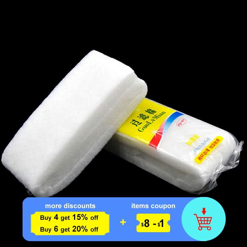 Cheap Super pond filter sponges 3cm thickness Biochemical filter cotton sponges for aquarium fish tank water filter cleaning ► Photo 1/6