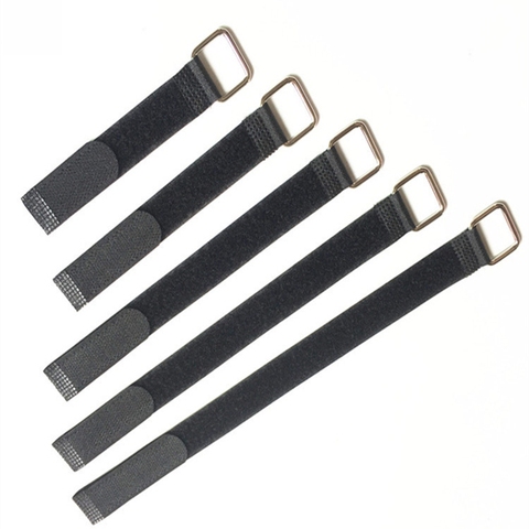 5pcs/lot Magic Tape Sticks Cable Ties Model Straps Wire With Battery Stick Buckle Belt Bundle Tie Hook Loop Fastener Tape ► Photo 1/6