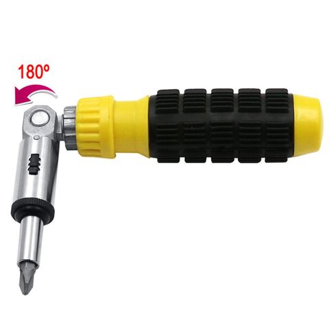 Adjustable 0-180 Degree Multi Function Ratchet Screwdriver Inside Hexagon Angles ► Photo 1/5