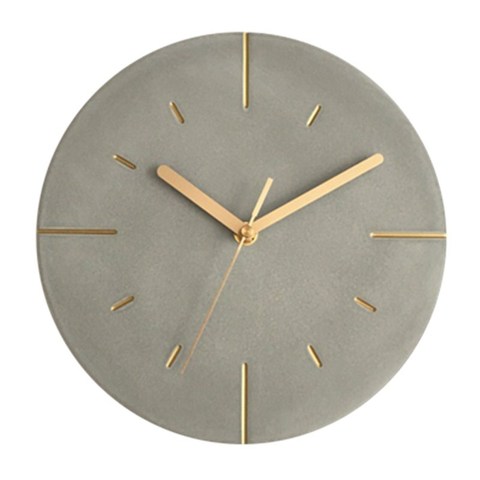 Nordic Industrial-Style Cement Wall Clock Modern Creative Silent Clocks Wall Home Decor Watch Home Living Room Reloj Gift FZ952 ► Photo 1/6