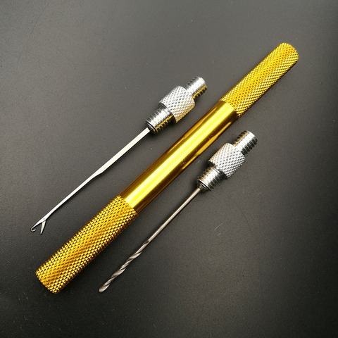 1Set/bag Carp fishing Aluminum Boilie Needle Baiting Tool splicing making tools Boilie drills lead core hair rigs Loading Device ► Photo 1/6