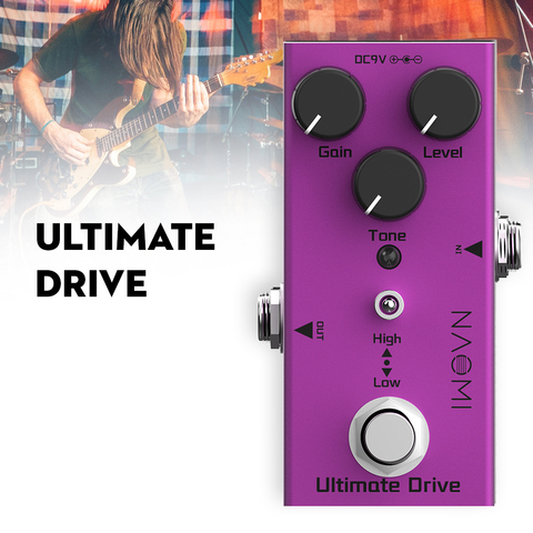 NAOMI Guitar Effect Pedal Professional DC 9V Mini Single True Bypass #NEP-02 Electric Guitar Use Diecast Aluminum Enclosures ► Photo 1/6