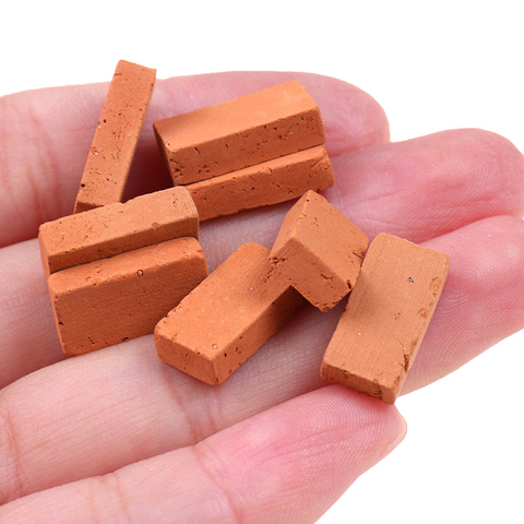 50PCS 1/16 Dollhouse miniature simulation brick diy sand table landscape scenery clay ► Photo 1/6