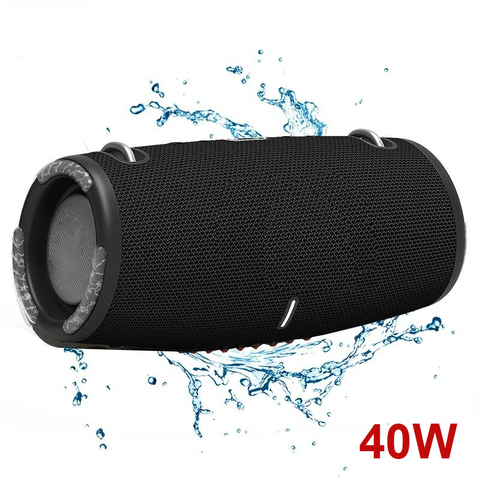 40W High Power Bluetooth Speakers Subwoofer TWS Wireless Portable Outdoor Waterproof Music Player Sound Box Column Caixa De Som ► Photo 1/6