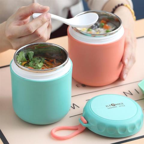 Portable Thermos Lunch Box 304 Stainless Steel Container Food Insulation Soup Cup Children Thermos Sealed Leak-proof Lunch Box ► Photo 1/6