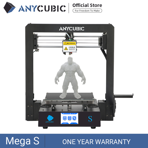 ANYCUBIC Mega-S Mega S 3D Printer I3 Mega Upgrade Large Size TPU High Precision Touch Screen DIY 3D Printer kit impressora 3d ► Photo 1/5