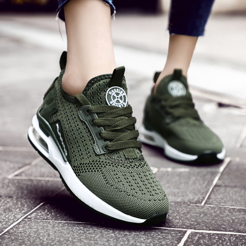 Brand Women's Super Light Running Shoes Women Air Cuhsion Mesh Breathable Sneakers Jogging Sport Shoes Couple Athletic Shoes Men ► Photo 1/6