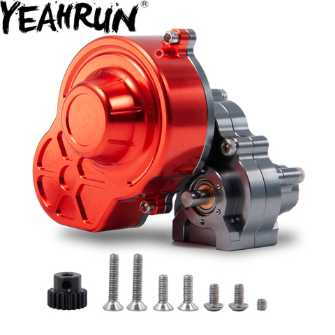 YEAHRUN Metal Reverse Transmission Gearbox for Axial SCX10 90027 SCX10 II 90046 WRAITH 1/10 RC Crawler Car Upgrade Parts ► Photo 1/6