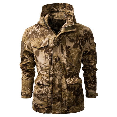2022 Military Clothing Winter Bomber Jacket Coat Army Men Tactical Gear Tactical Uniform Outdoor Sports Convenient Slim Fit Coat ► Photo 1/6