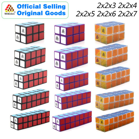 WitEden Cuboid 2x2x3 2x2x4 2x2x5 2x2x6 2x2x7 Magic Cube Puzzles Speed Brain Teasers Challenging Educational Toys For Children ► Photo 1/6