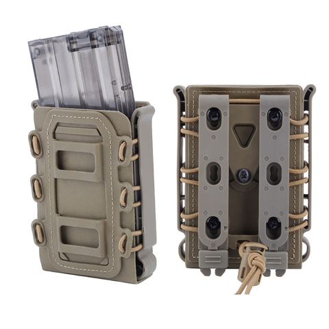 Outdoor 5.56 7.62 Fast Magazine Pouch Quick Release Tactical Mag Nylon Holster Case Box Replacement for Molle System Belt ► Photo 1/6