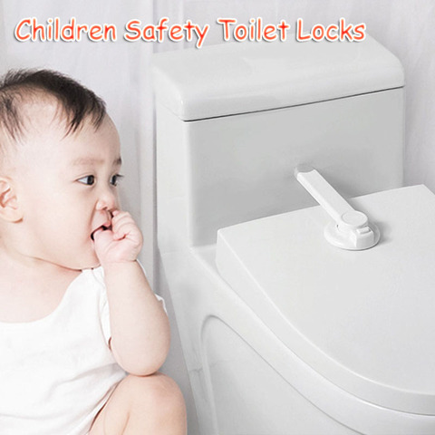 Baby Safety Toilet Locks Bathroom Children Proof Toilet Seat Lock Children Kids Safety Care Baby Protection Boys Girls Room Deco ► Photo 1/6