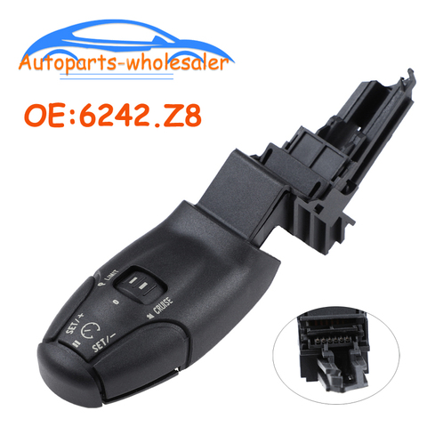 Car 6242.Z8 6242Z8 12272004 96637157XT For Citroen C3 C5 C8 For Peugeot 207 307 308 407 607 3008 Cruise Control Switch ► Photo 1/6