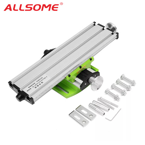 ALLSOME Mini Precision Milling Machine Worktable Multifunction Drill Vise Fixture Working Table Cross Slide Table ► Photo 1/6