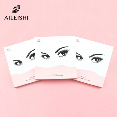 AILEISHI Magnetic Eyelashes Eyeliner Eyelash Curler Set 5 Magnet Natural Long Magnetic False Eyelashes With Magnetic Eyeliner ► Photo 1/6