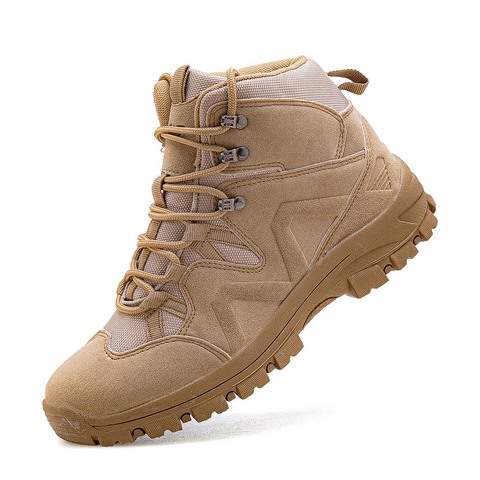 Men Tactical Boots Army Boots Military Desert Waterproof Work Safety Shoes Climbing Hiking Sport Shoes Ankle Men's Outdoor Boots ► Photo 1/6