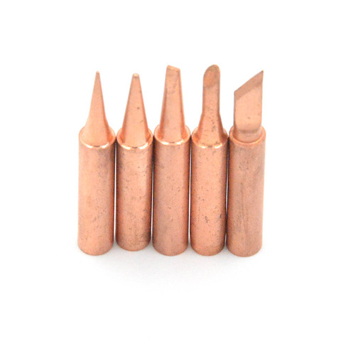 5PCS/lot K/B/I/3C/2.4D Pure Copper Universal BGA 936 937 938 For Soldering Station Solder Iron Welding Tip Head Top Sting Tools ► Photo 1/6