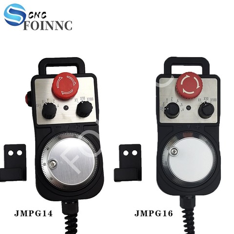 cnc emergency stop electronic handwheel standard 5v mpg 4 axis 5 axis 6 axis mach3 motion control system, machining center ► Photo 1/6