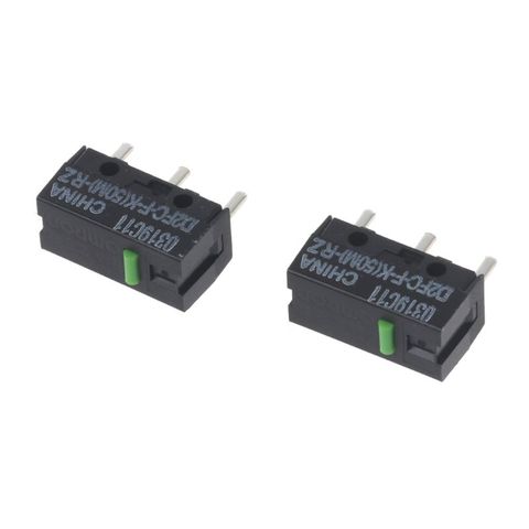 2Pcs Original Mouse Micro Switch D2FC-F-K(50M)-RZ Green Dot 50 Millions click lifetime for razer D08A ► Photo 1/5