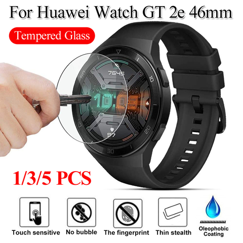 1PC 9H Clear Tempered Glass Screen Protectors Ultra Thin Anti-Scratch2.5D Curved Protective Film  For Huawei Watch GT 2e 46mm ► Photo 1/6