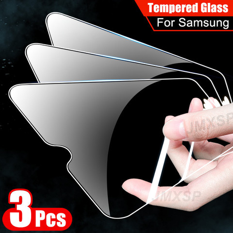 3Pcs Tempered Glass For Samsung Galaxy A01 A11 A21 A31 A41 A51 A71 Protective Glass M01 M11 M21 M31 M51 A10 A20 A30 A50 Glass ► Photo 1/6
