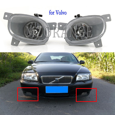 For Volvo S80 fog lights 1999 2000 2001 2002 2003 2004 2005 2006 fog light headlight headlights fog lamps foglights for S80 ► Photo 1/6