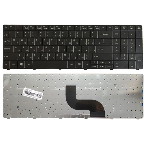 New RU Laptop keyboard FOR Acer Aspire E1-571G E1-531 E1-531G E1 521 531 571 E1-521 E1-571 E1-521G Black Russian ► Photo 1/4