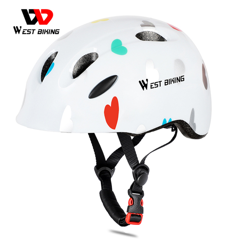 WEST BIKING Kids Helmet Bicycle EPS Ultralight Children's Protective Gear Girls Boys Cycling Riding Sports Safety Cap Helmet ► Photo 1/6