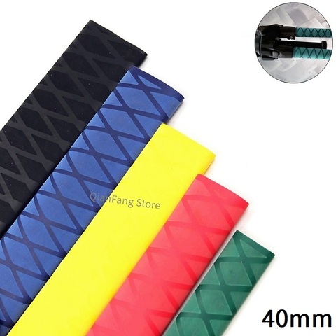 Dia 40mm Anti Slip Heat Shrink Tube Fishing Rod Wrap Insulated Non Slip Handle Racket Grip Sleeve Waterproof Cover Multicolor 1M ► Photo 1/1