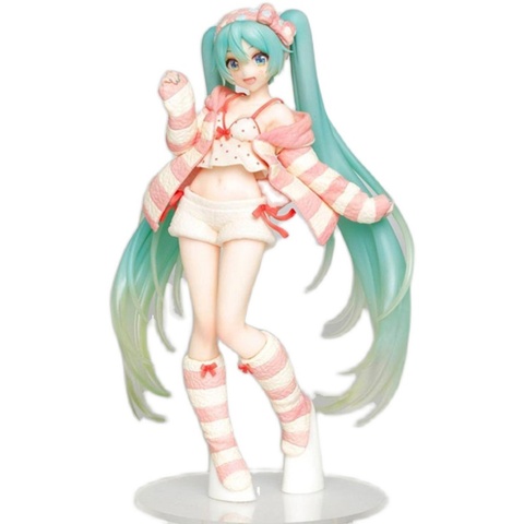 Original Taito 2022 MIKU Room Wear Ver Figure PVC Model Doll Colletible Toys ► Photo 1/4