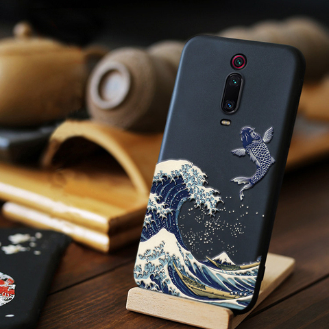 3D Vintage Phone Case For Xiomi Xiaomi Mi 9T 9 T 10 Pro Lite Mi A3 CC9E CC9 Pro Note 10 Case Cover For Redmi K20 Pro Case Black ► Photo 1/6