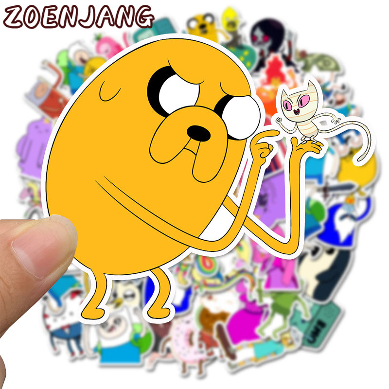 50 pcs Adventure Time Kids Cartoon Laptop Phone Skateboard Stickers Decals. 