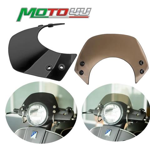 Windscreen Windshield Scooter Wind Deflector Motorcycle Accessories Low wind 1 PC For Piaggio Vespa GTS300 GTS 300 GTV300 ► Photo 1/6